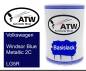 Preview: Volkswagen, Windsor Blue Metallic 2C, LG5R: 500ml Lackdose, von ATW Autoteile West.